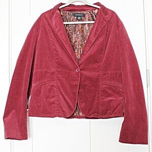 Calvin Klein Corduroy Blazer XL Plum Purple